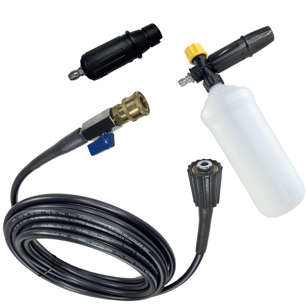 Kit Mangueira Nylon Bico Registro Engate Rápido c