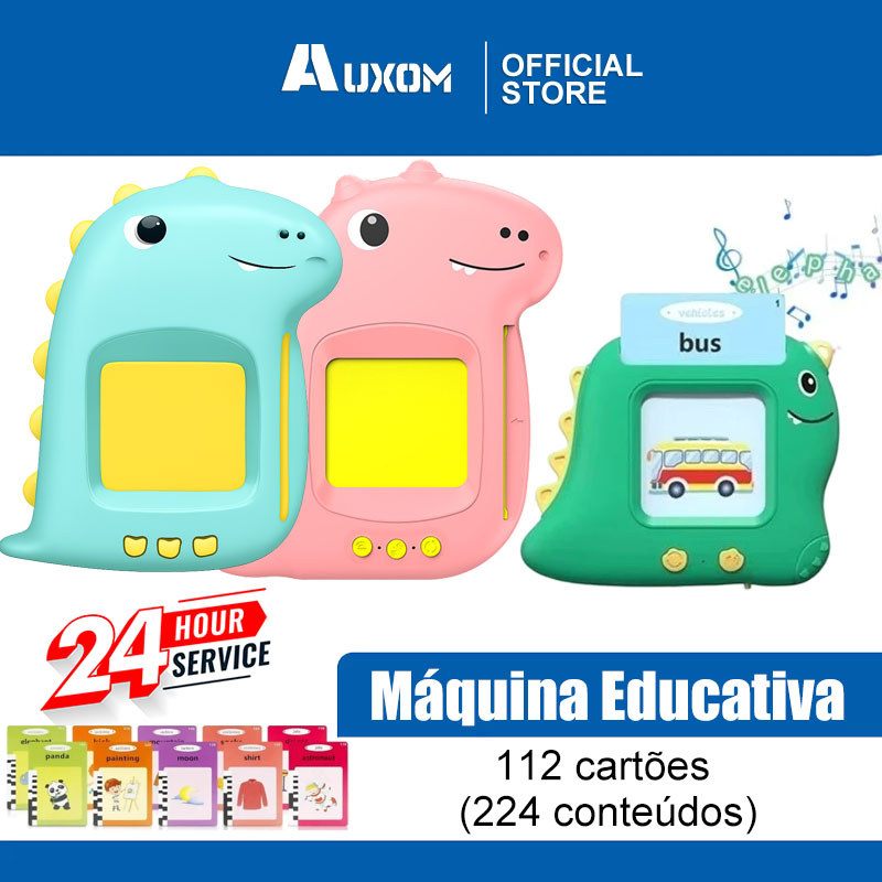 Máquina Educativa Infantil com Som Bilíngue Port