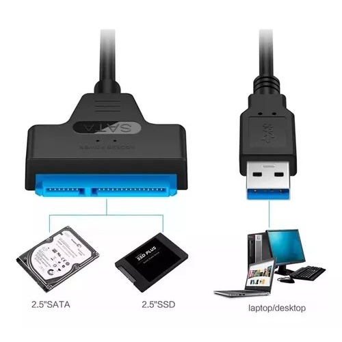 Adaptador Sata Usb 3.0 Ssd Hd Externo Notebook Par