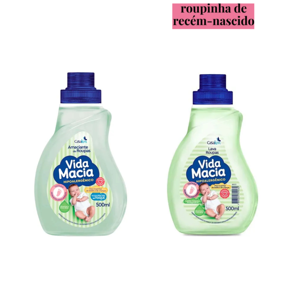 Kit com 1 Lava Roupas Líquido + 1 Amaciante Erva 