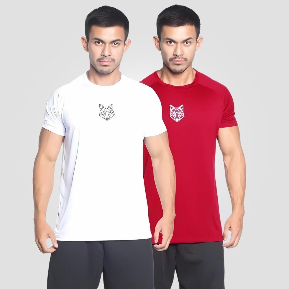 Kit 2 Camisetas Masculina Dry  Lobo Alpha