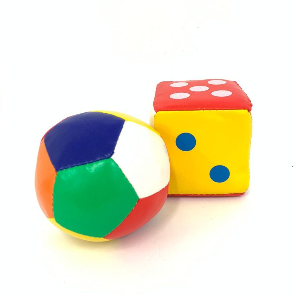 Brinquedo Bolinha e Dado Baby Soft Brinquedos para