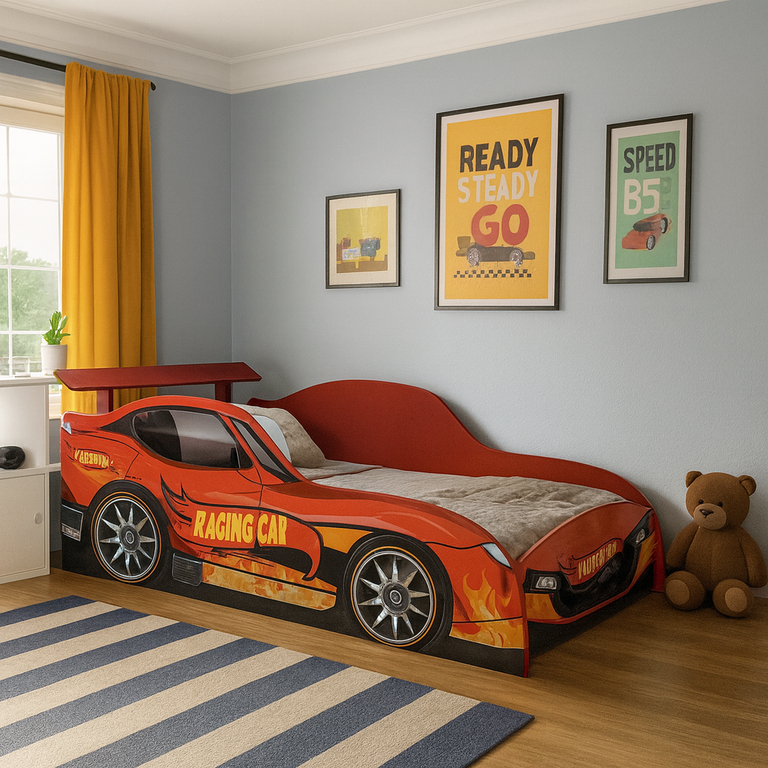 Cama Carro Infantil/Junevil com Colchão de Soltei