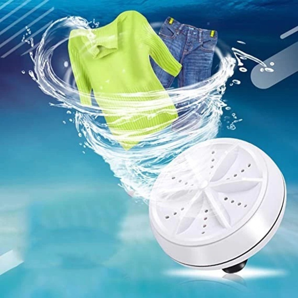 Mini Máquina de Lavar Roupas Panos Toalhas no Bal