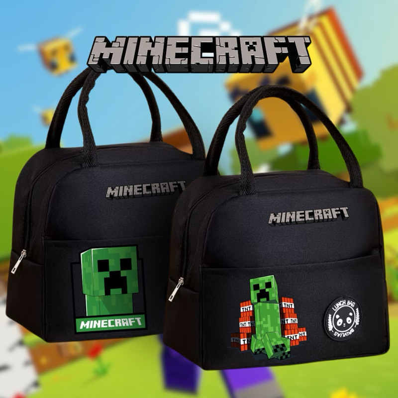 Bolsa Térmica Minecraft ModeloLancheira com Isola