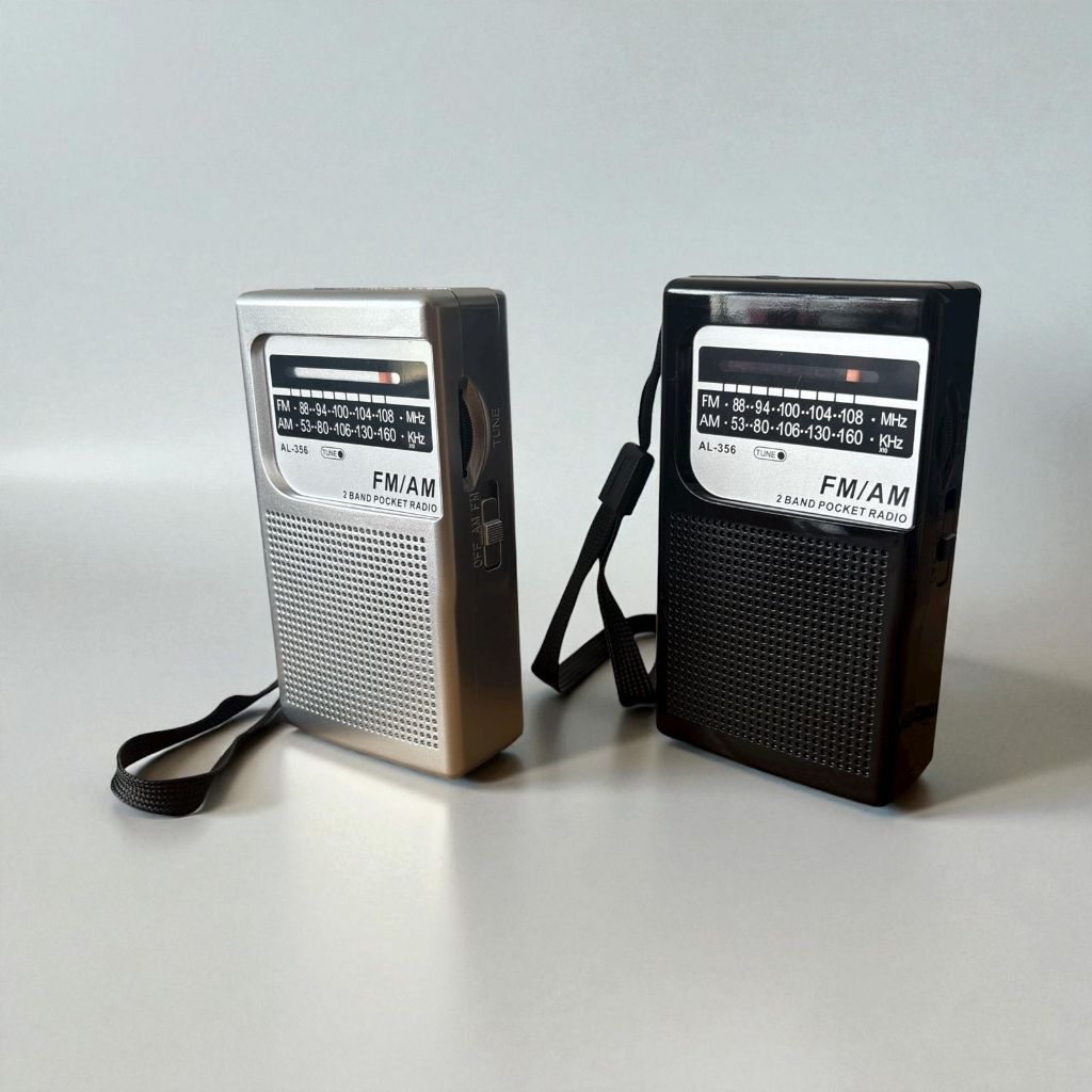 Rádio Portátil De Bolso Portátil AM FM Bateria 
