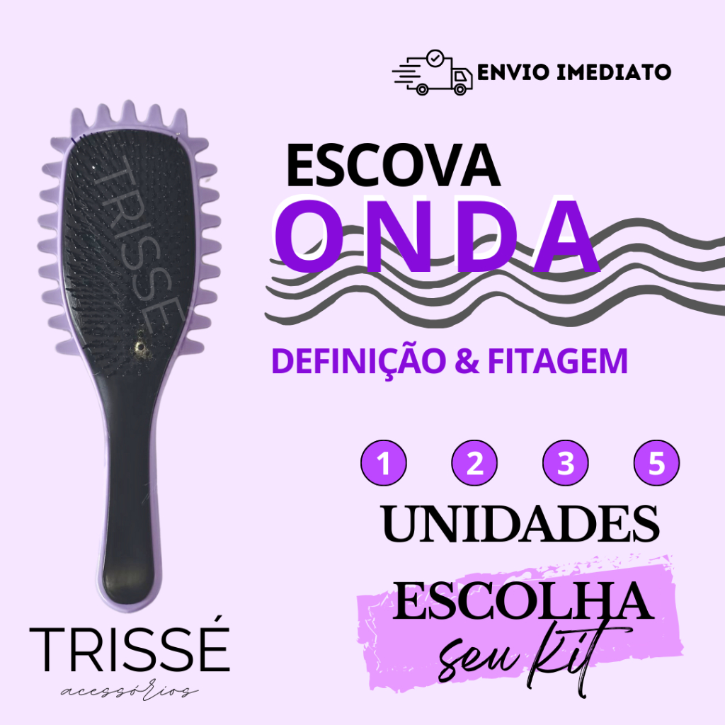 Kit 05 Escova Onda Finalizadora Trissé Definiçã