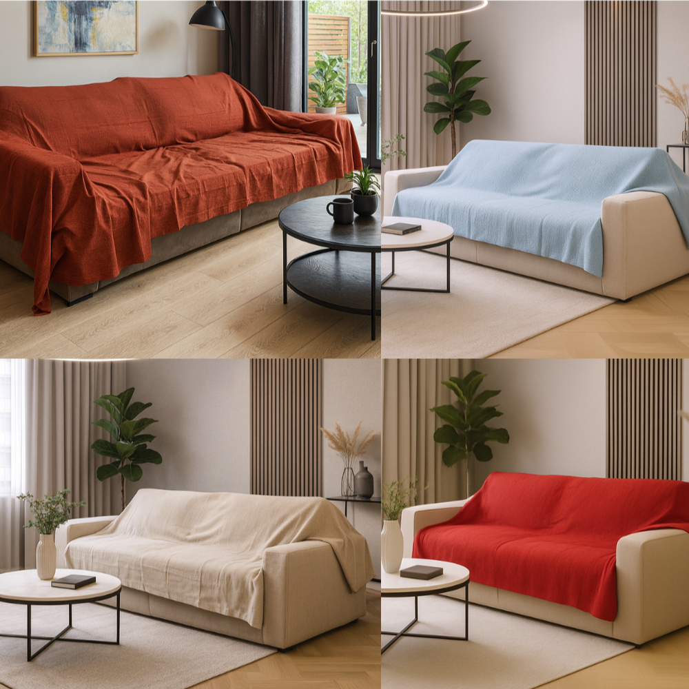 Manta Para Sofá Super King Grande Decoração 4,0