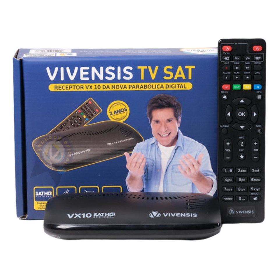Receptor Digital Tv Satélite Vivensis 5g