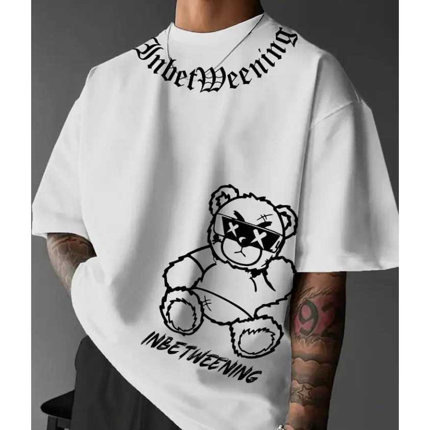 Camiseta Básica Urso Inbetweening Masculina Femin