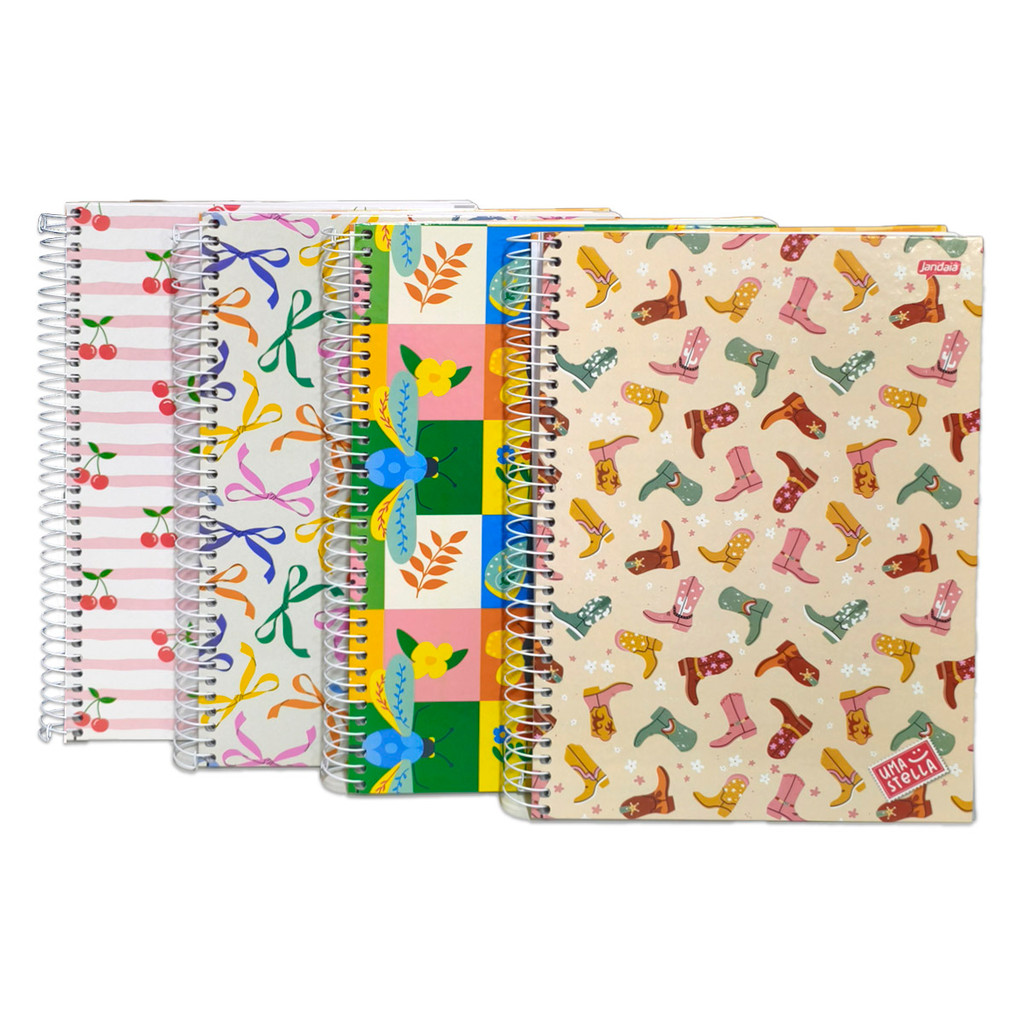 Caderno 10 Materias Universitario 160 Folhas Stell