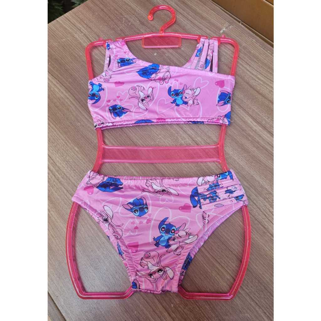 Biquini Infantil Estampado com Forro