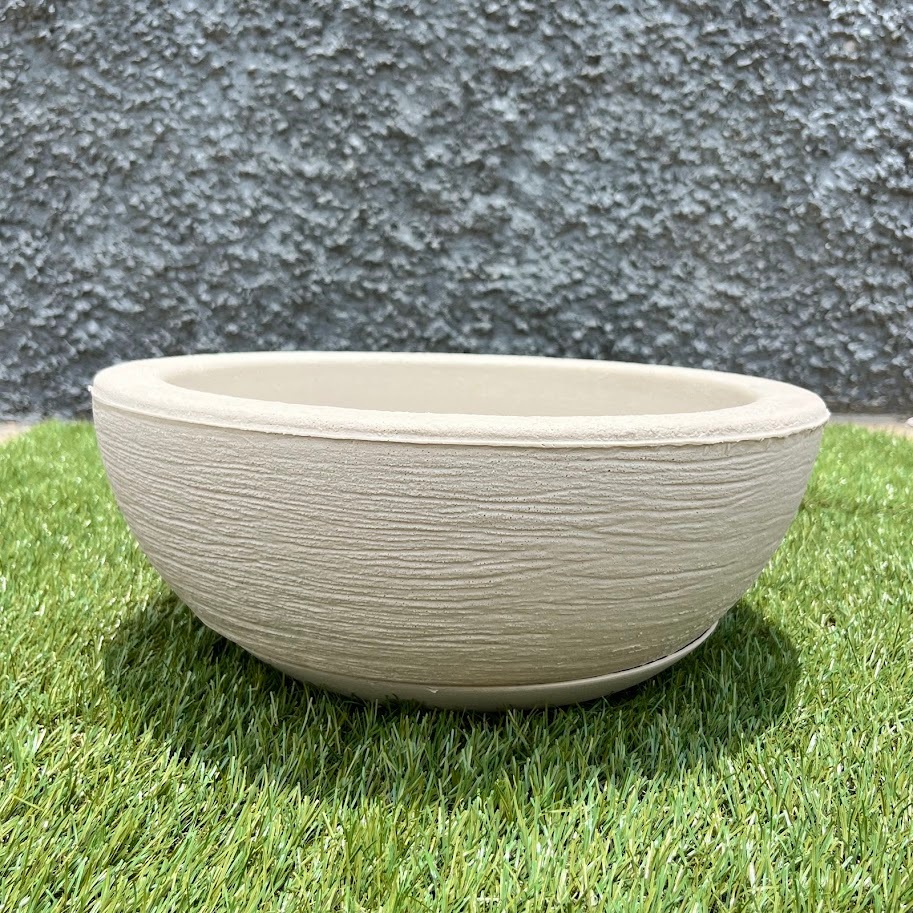 Vaso de Planta Bacia Com Prato (34×13) Poliet