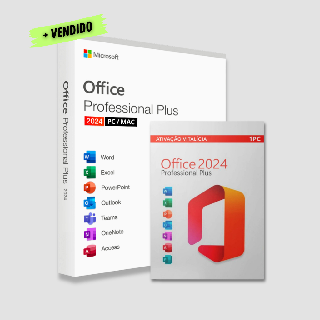 Microsoft Office 2024 Profissional Entrega Física