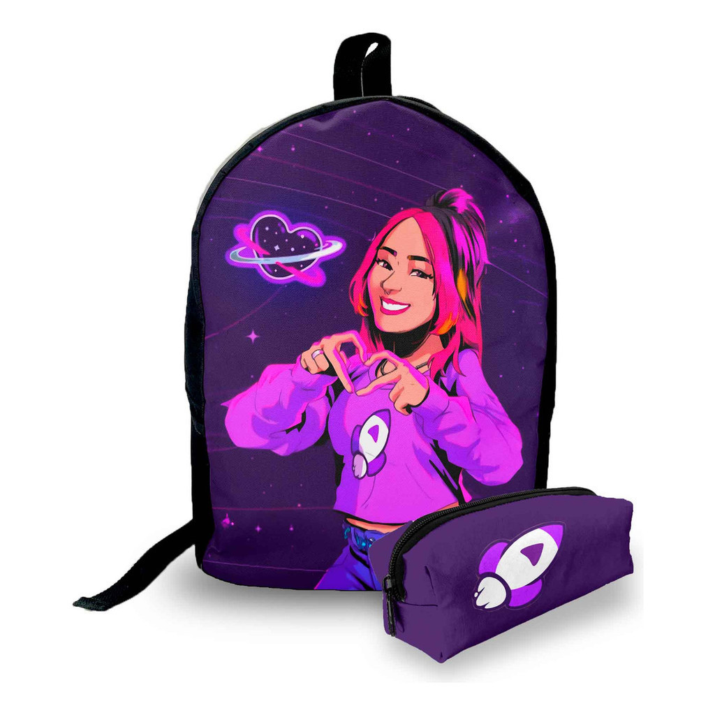 Mini Mochila Urbana + Estojo – Emily Vick &#