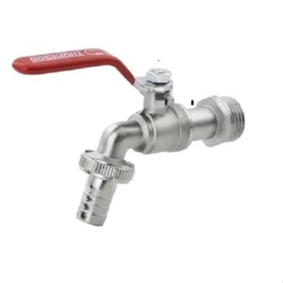 Torneira Para Tanques Esfera Metálica Jardim 1/2 