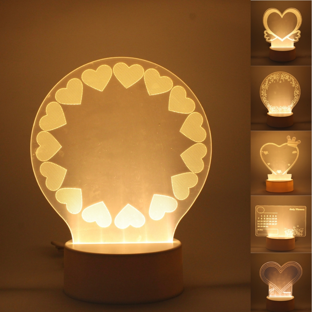 Luminária LED Decorativa Quadro Para Escrever