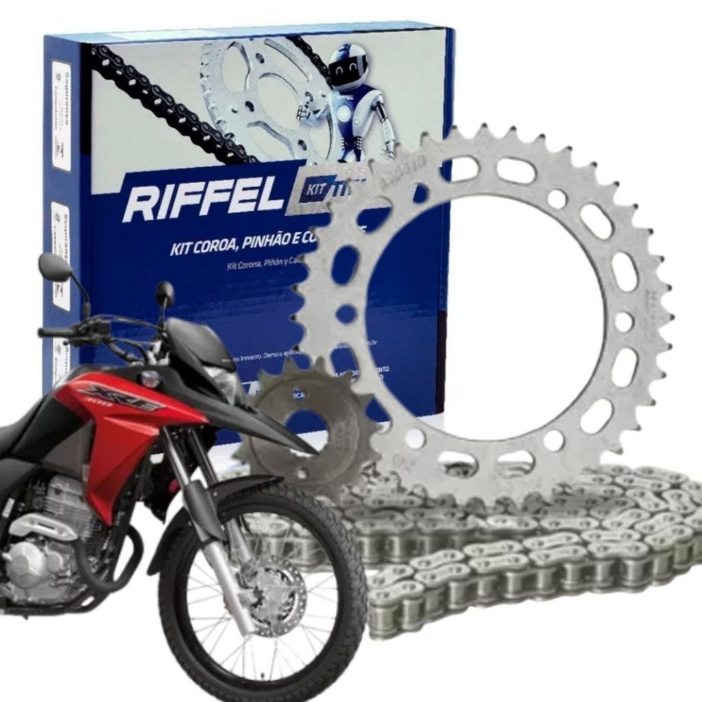 Kit Relacao Tracao Transmissao Honda Xre 300 2010 