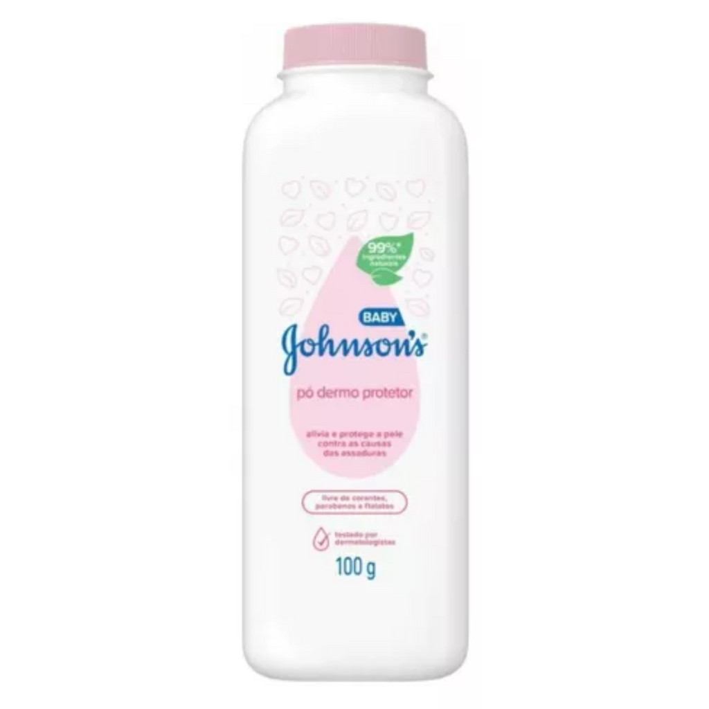 Talco Pó Dermo Protetor Johnsons Baby 100g