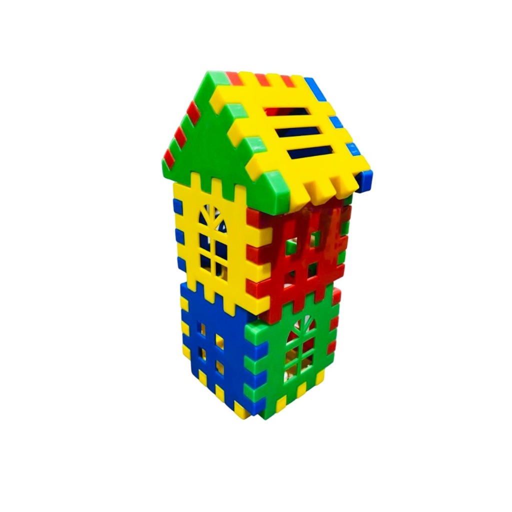 BLOCOS COLORIDOS DE MONTAR CASINHAS