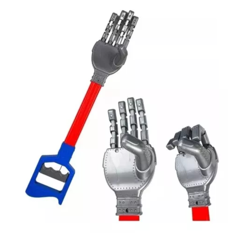 Garra Mão Robótica Braço Dedos Biônico Brinque