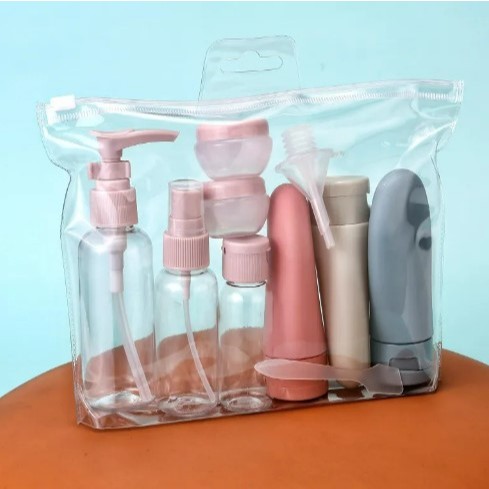 ANA1108 Kit 11 Frascos Viagem Shampoo Creme Sabone