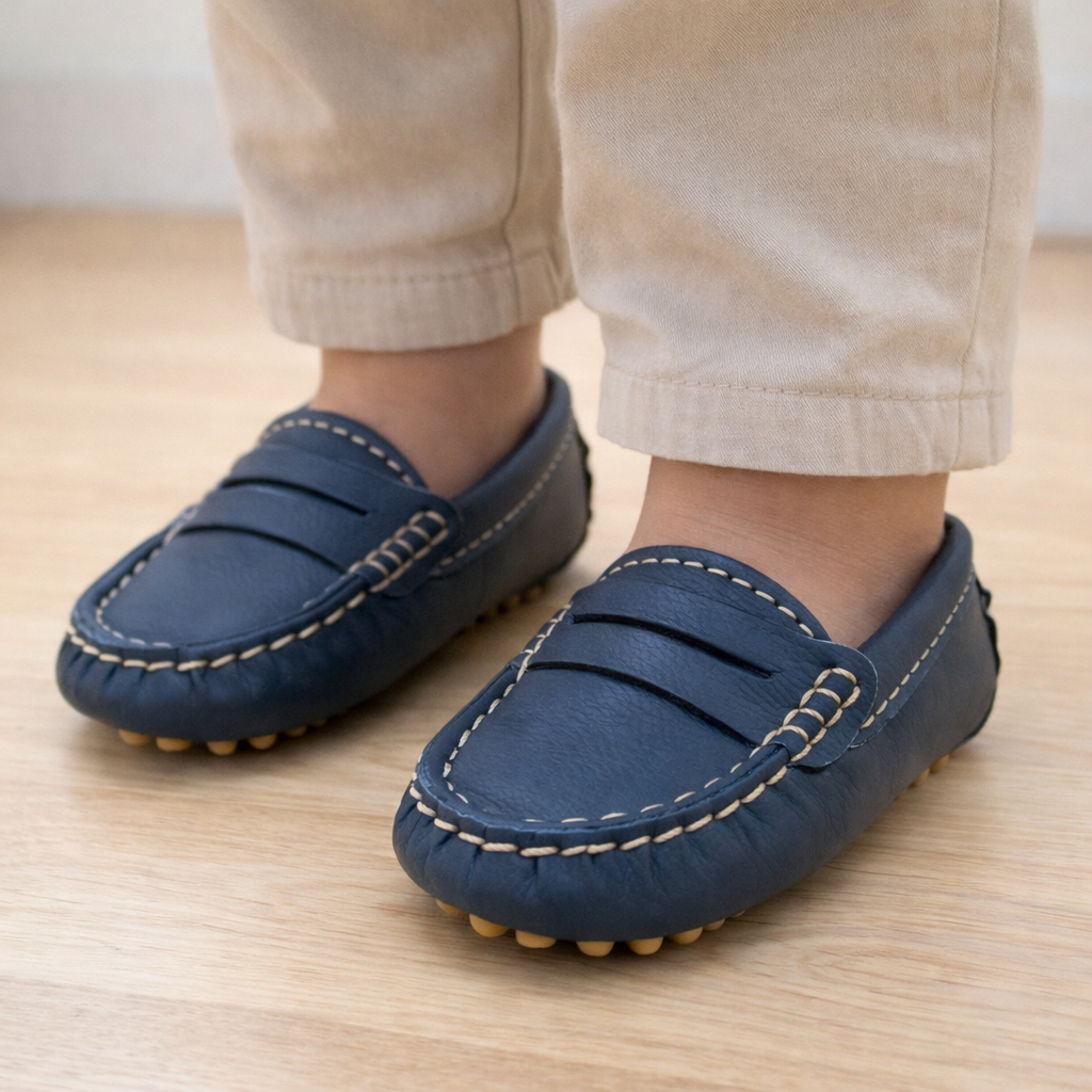 Mocassim Infantil Menino Confortável Festa Passei