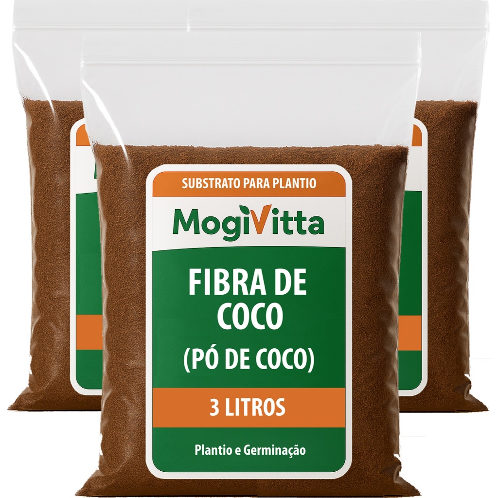Substrato Natural Pó De Coco 100% Orgânico para