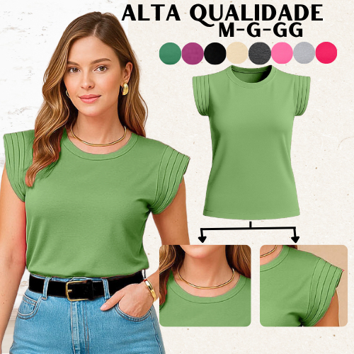 BLUSA SOCIAL REGATA FEMININA BASICA BLUSAS FEMININ