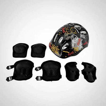 Kit Infantil 7 Peças de Proteção Capacete, Joe