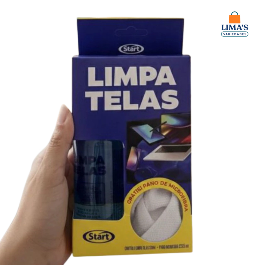 Limpa Telas 120ml + Pano Microfibra kIT Remove Suj