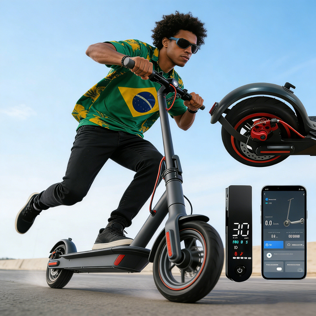 Oferta por tempo limitadoPatinete elétrico com d