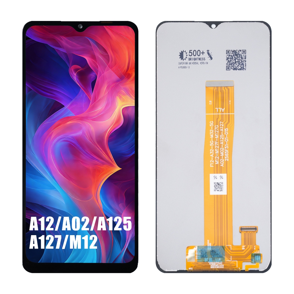 Tela LCD/Touch Samsung A02/A12/A125/A127/M12/A326