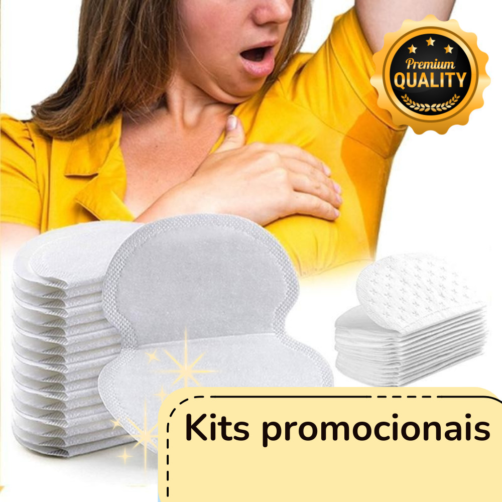 Kit Absorvente Axila Protetor Anti Suor Frescor no
