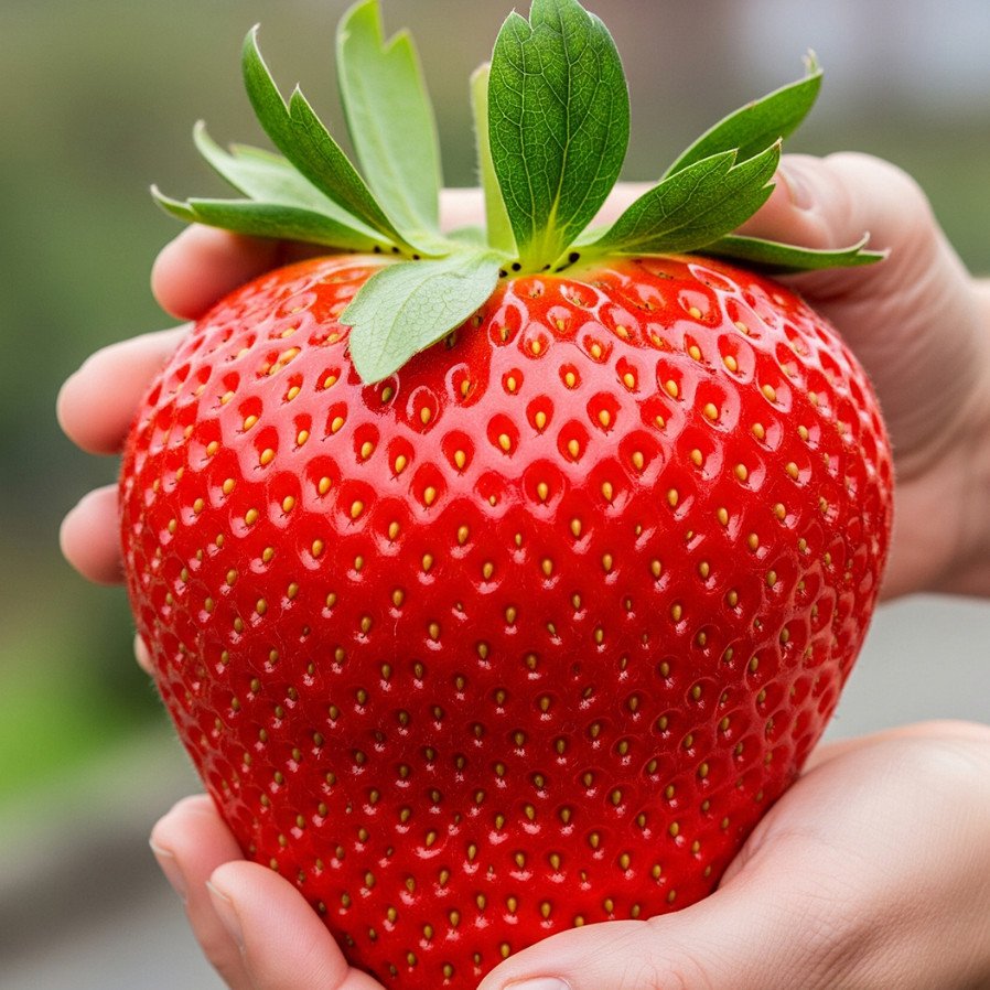 Semente Morango Gigante Doce Raro – 200 Seme