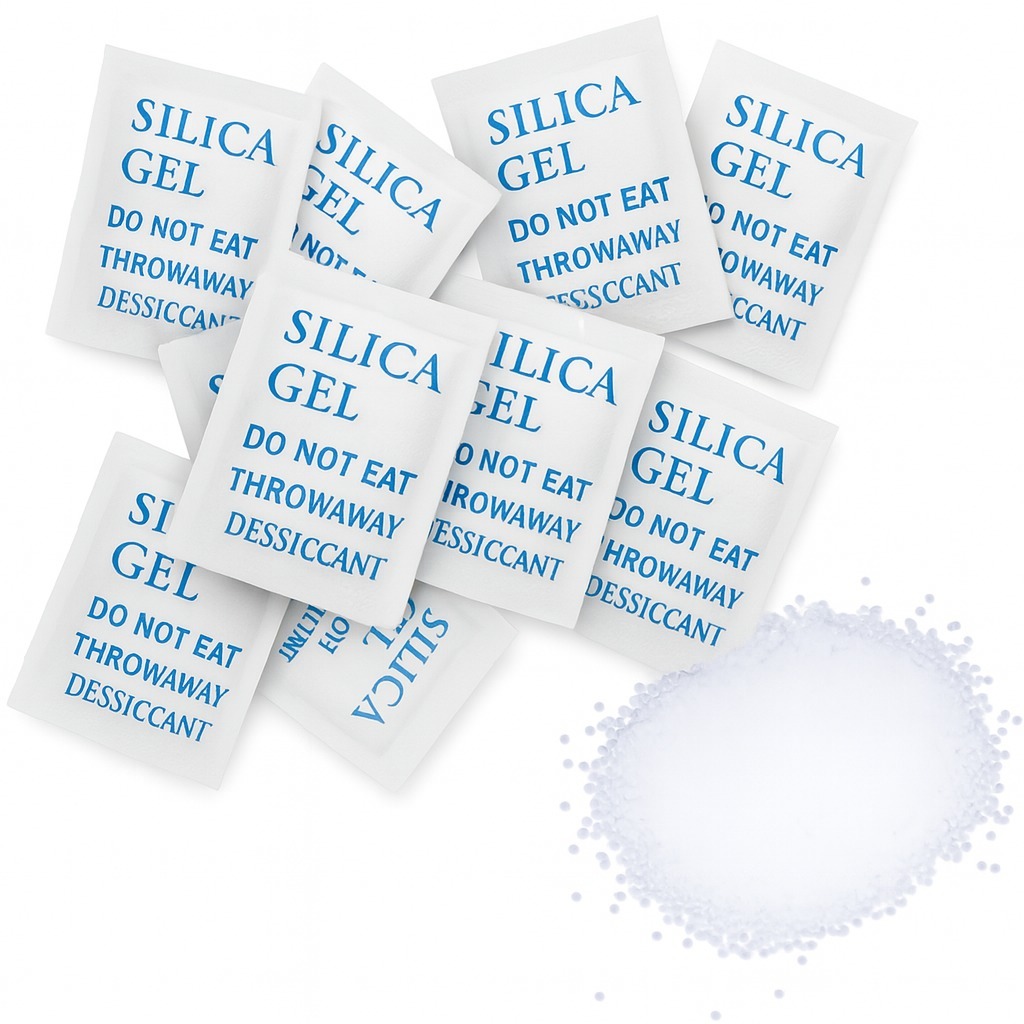 100 Sachês de 1g de Sílica Gel Antiumidade | Abs