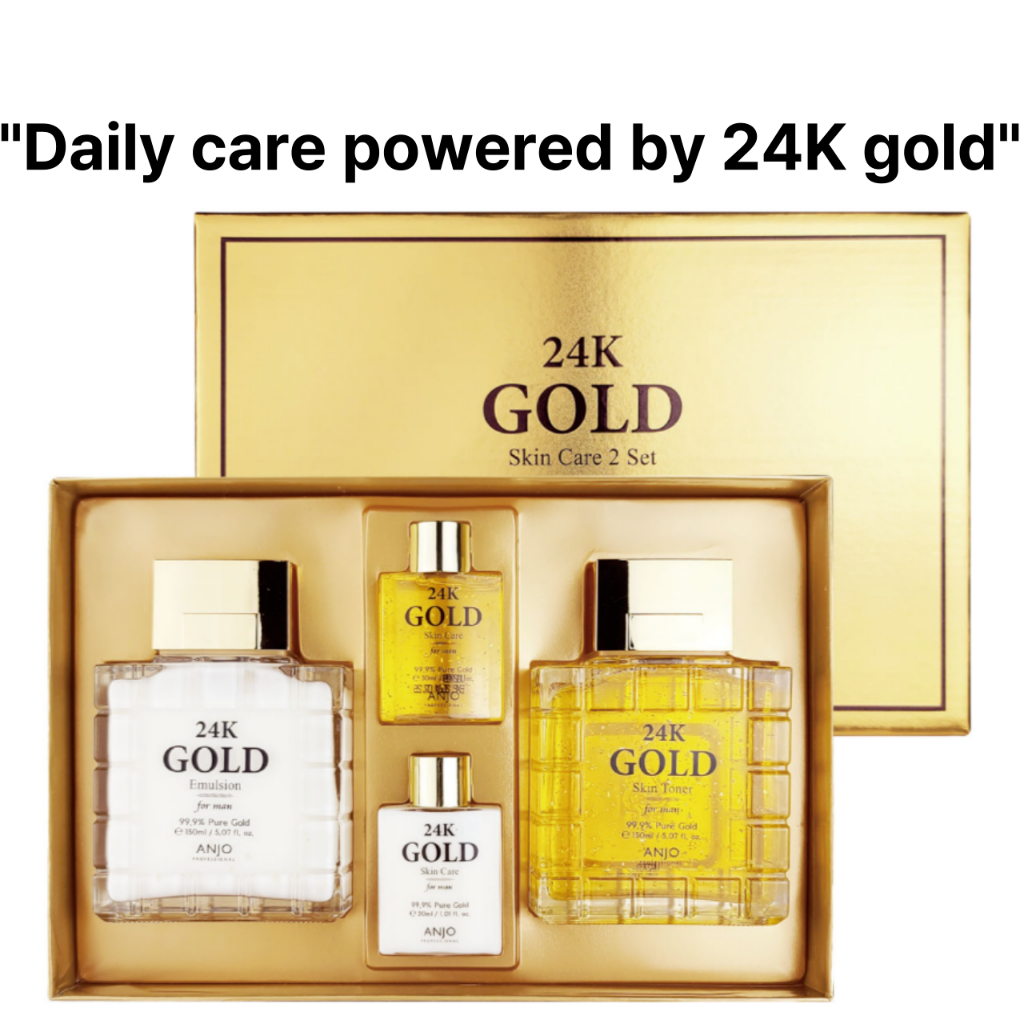 ANJO PROFESSIONAL 24K Gold Premium Mens Skincare-E