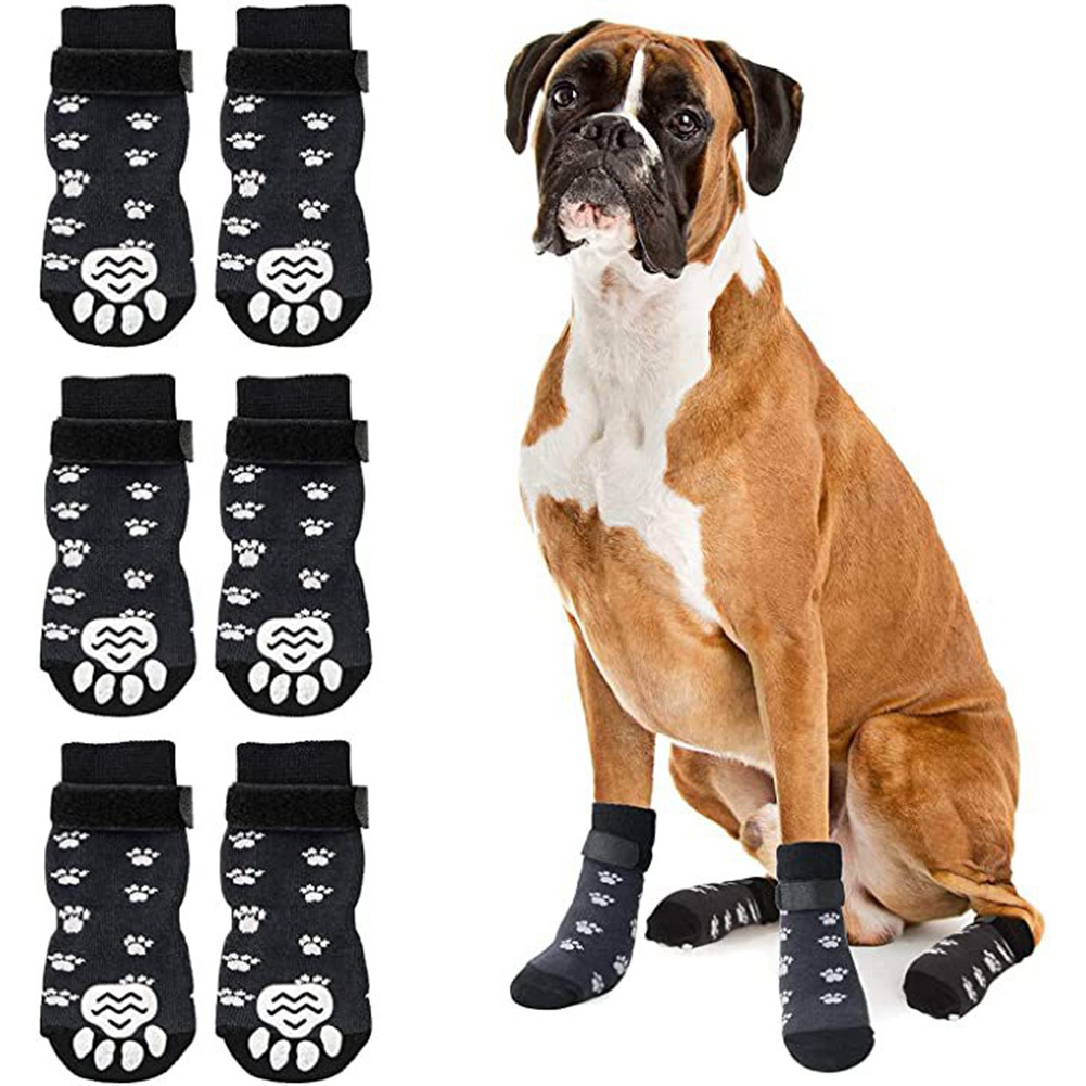 Meias Antiderrapantes Para Cães 4pcs Controle De 