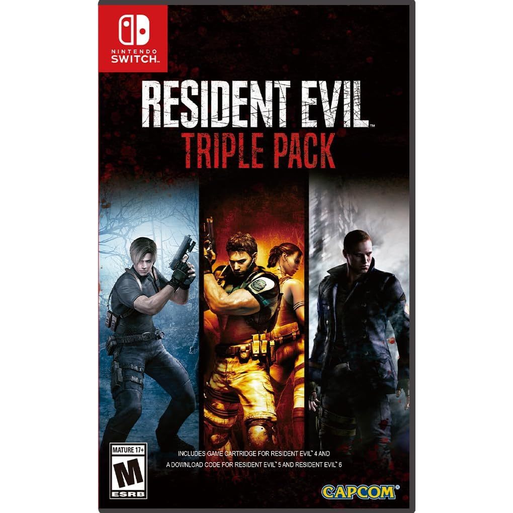 Resident Evil Triple pack 3 jogos em 1 Nintendo Sw