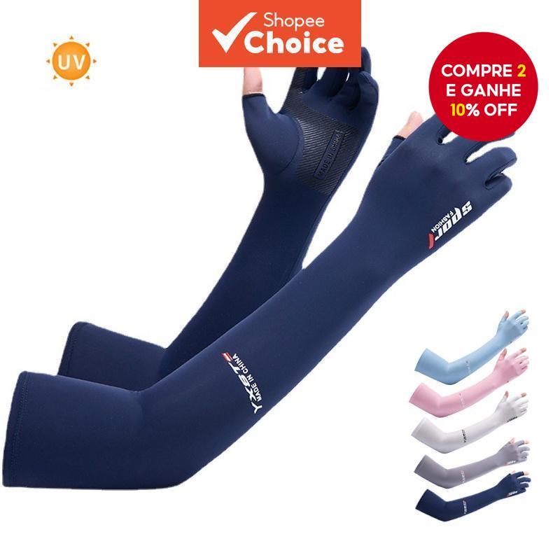 Spf50 + Mangas De Braço De Resfriamento Proteçã