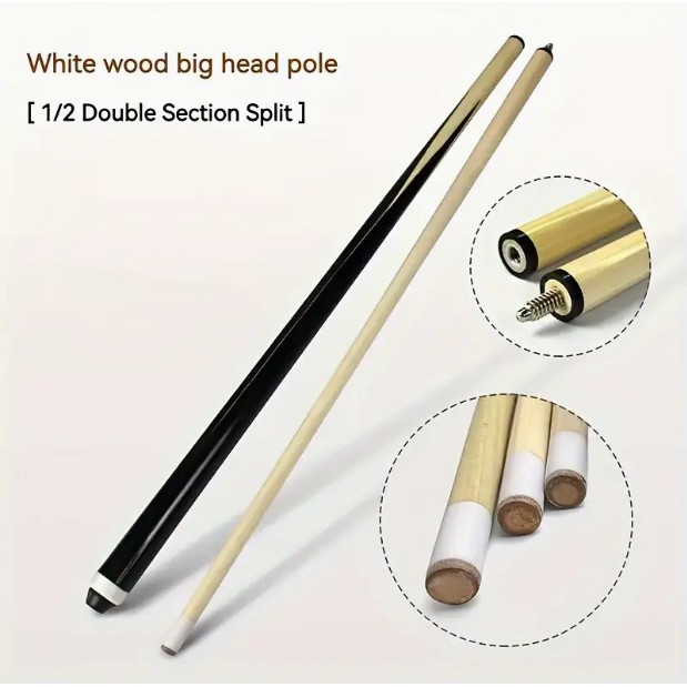 Taco de sinuca bipartido alta qualidade snooker pr