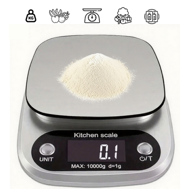 Balança de Cozinha Digital de Alta Precisão 0.1g