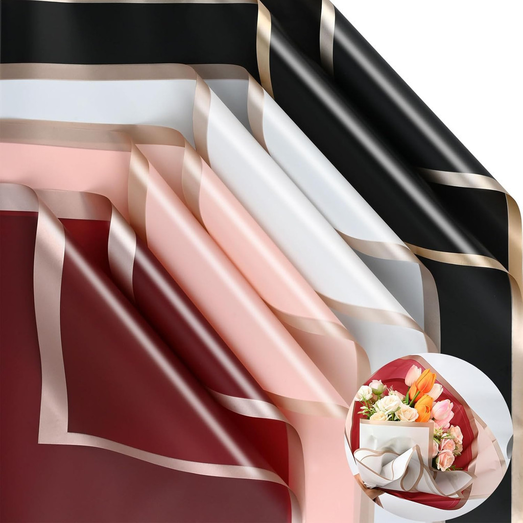 Kit 20/40 Papel De Buquê À Prova Dágua E Umidad