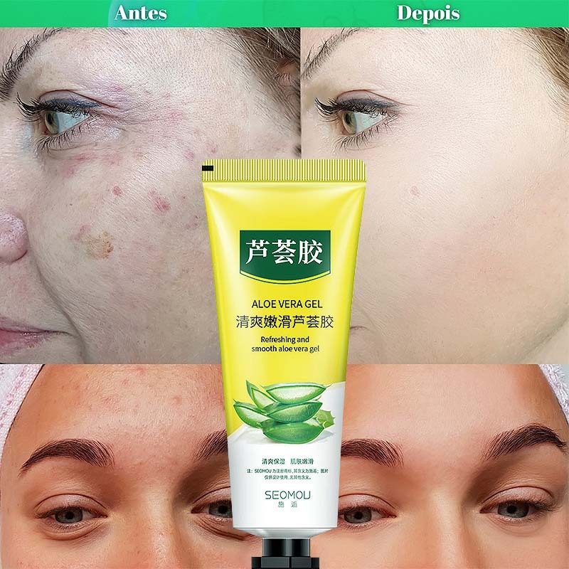 Aloe Vera Babosa Gel Creme Hidratante 30g Refresca