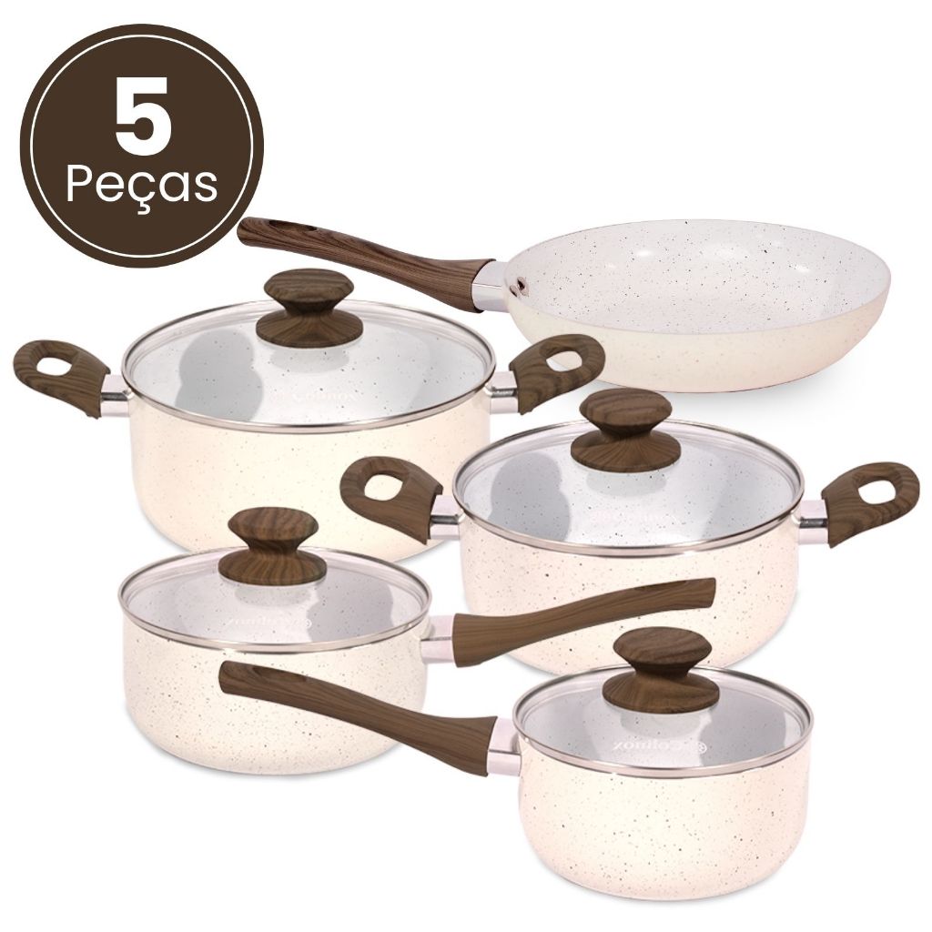 Jogo de Panelas Legacy Antiaderente Revestimento C