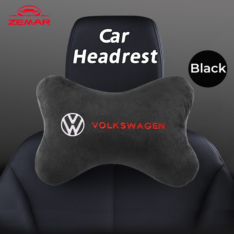 1Pc Volkswagen Encosto De Cabeça Almofada De Segu