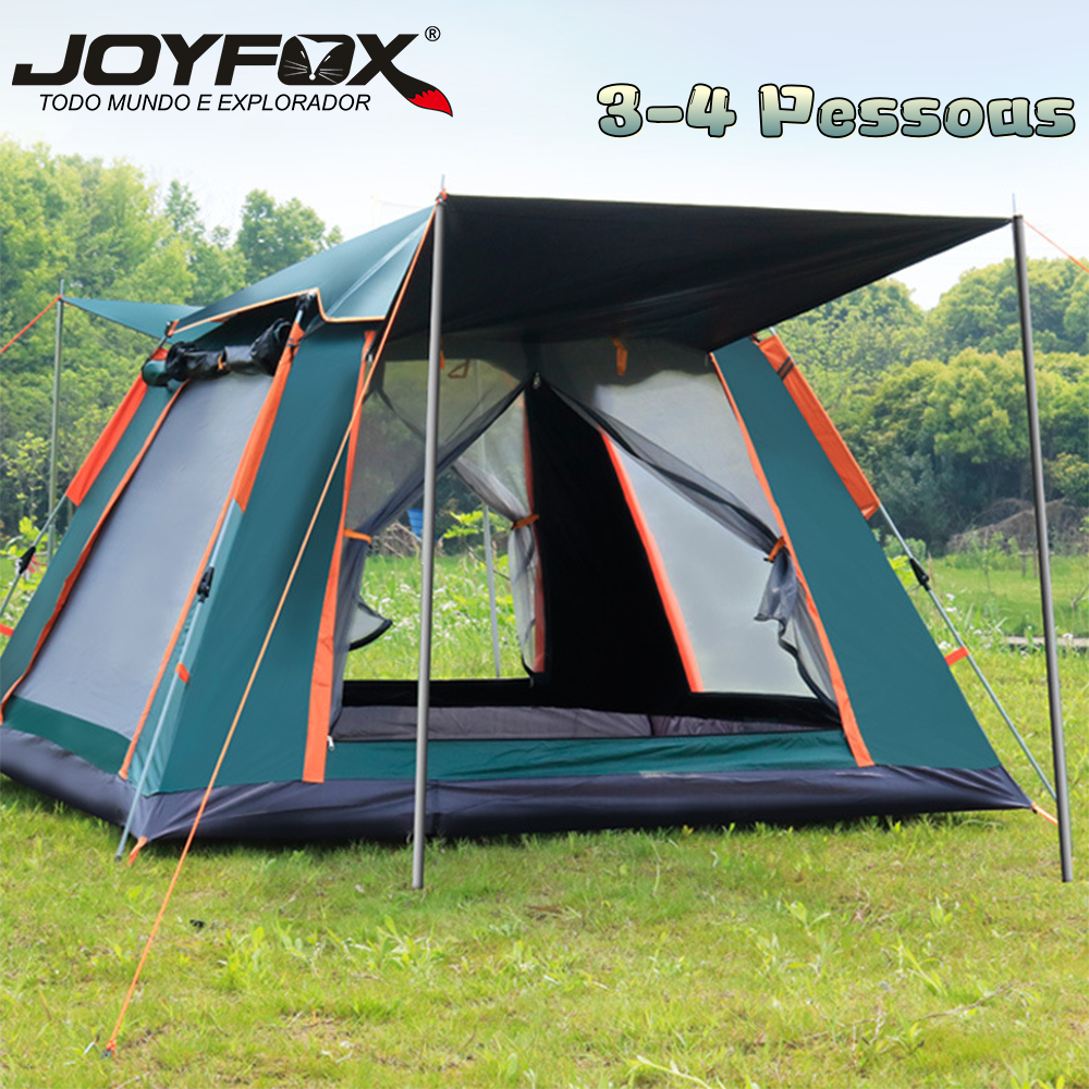 Barraca Camping Automatica 3-4 Pessoas Acampamento