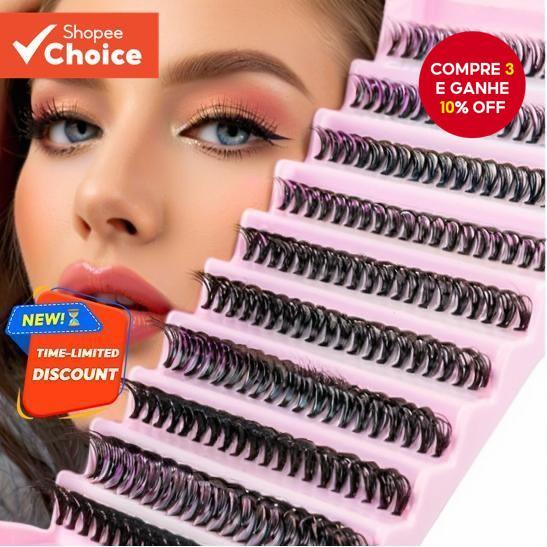 Kit De Extensões De Cílios Encaracolados D Fofos
