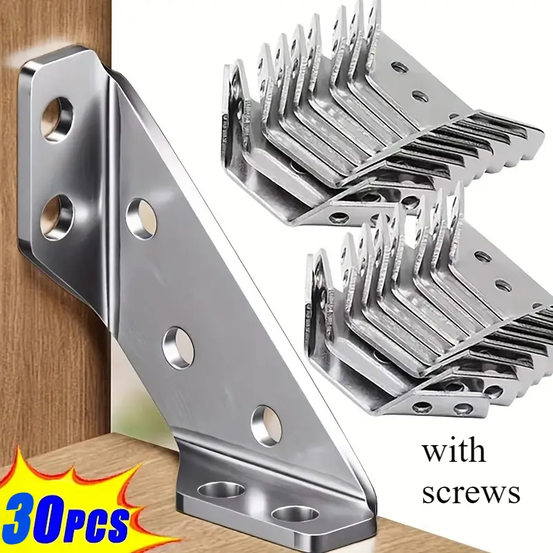 Kit 10/30 Conector Canto Aço Inoxidável Para Mó