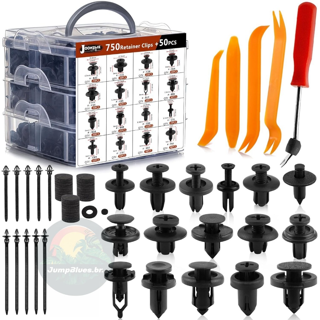 Kit Presilhas Grampo Automotiva Universal 100/190/